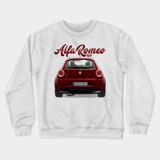 ALFA ROMEO Mito Back red Crewneck Sweatshirt